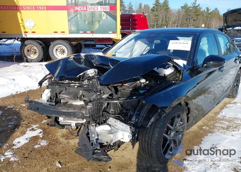 2025 Honda Civic Sport z USA, uszkodzony, nr VIN 2HGFE2F57SH503146